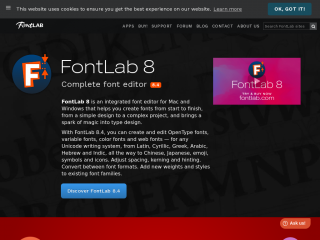 fontlab.com screenshot