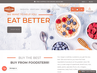 foodsterr.com screenshot
