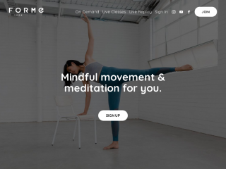 forme.yoga screenshot