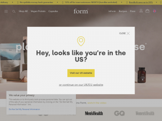 formnutrition.com screenshot