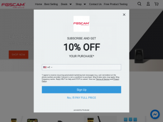 foscam.com screenshot