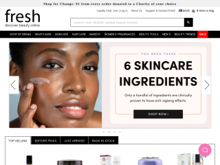 fragrancesandcosmetics.com.au screenshot