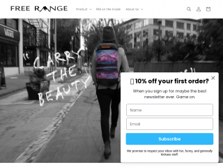 freerangeequipment.com screenshot