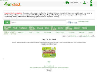 freshdirect.com screenshot