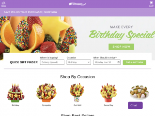 fruitbouquets.com screenshot