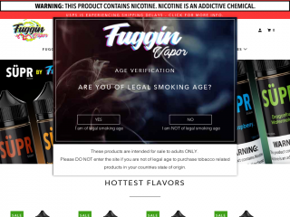fugginvapor.com screenshot