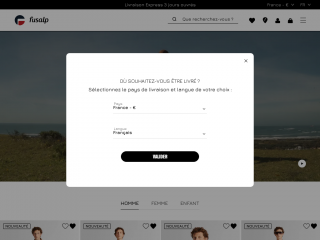fusalp.com screenshot