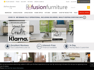 fusionfurniturestore.co.uk screenshot