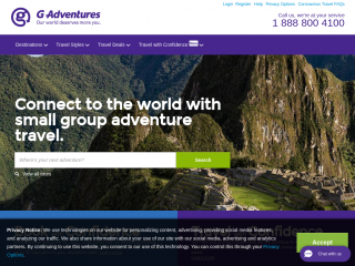 gadventures.com screenshot