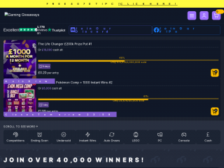 gaminggiveaways.co.uk screenshot