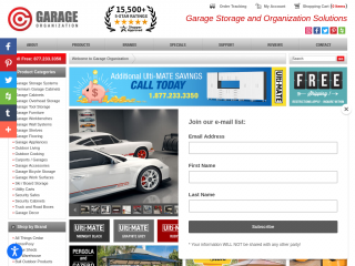garage-organization.com screenshot