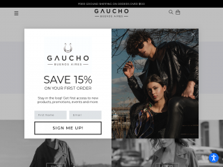 gaucho.com screenshot