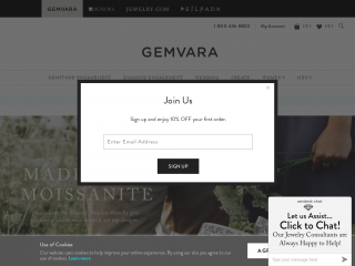 gemvara.com screenshot
