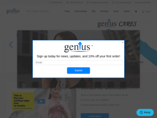 geniuspipe.com screenshot