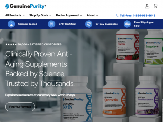 genuinepurity.com screenshot