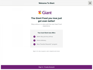 giantfood.com screenshot