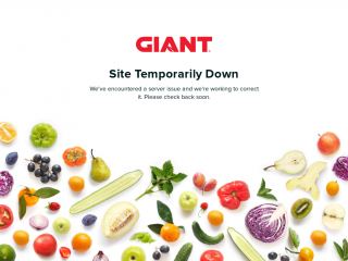 giantfoodstores.com screenshot