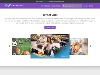 giftcardoutlets.com screenshot