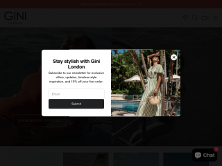 ginilondon.com screenshot