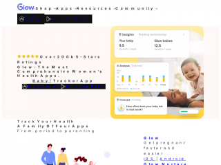 glowing.com screenshot