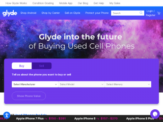 glyde.com screenshot