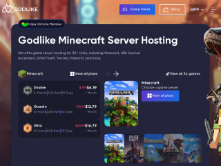 godlike.host screenshot