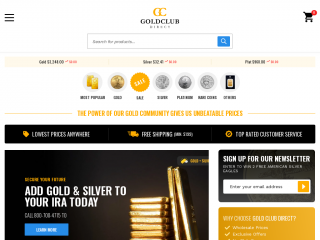 goldclubdirect.com screenshot