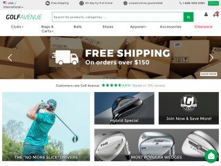 golfavenue.com screenshot