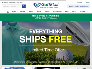 golfetail.com screenshot