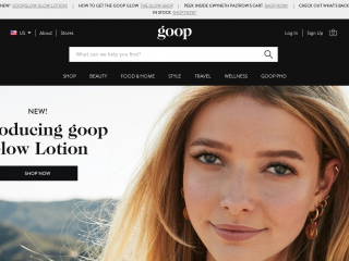 goop.com screenshot