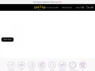 goplaycosmetics.com screenshot