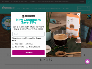 gourmesso.com screenshot
