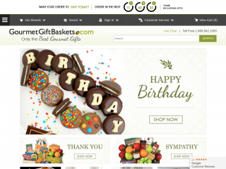 gourmetgiftbaskets.com screenshot