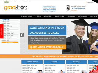 gradshop.com screenshot