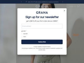 grana.com screenshot