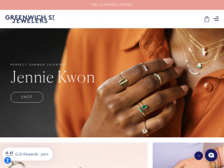 greenwichjewelers.com screenshot