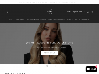 hairrehablondon.com screenshot