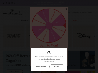 hallmark.co.uk screenshot