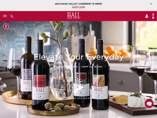 hallwines.com screenshot