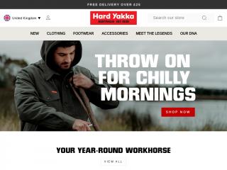 hardyakkaworkwear.co.uk screenshot