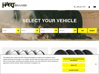 hartbrakes.com screenshot