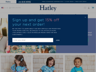 hatley.com screenshot