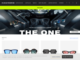 hawkersco.com screenshot