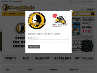 headblade.com screenshot