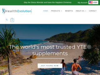 healthevolutionproject.com screenshot