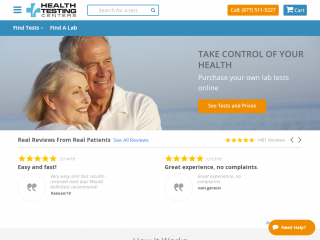 healthtestingcenters.com screenshot