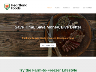heartlandfoods.com screenshot