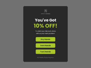 heavyhanded.com screenshot