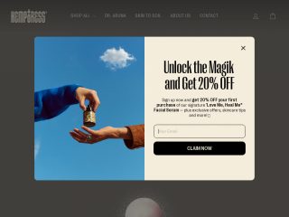 hemptress.org screenshot