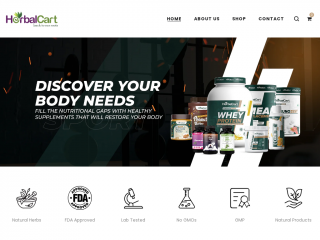 herbalcart.com screenshot